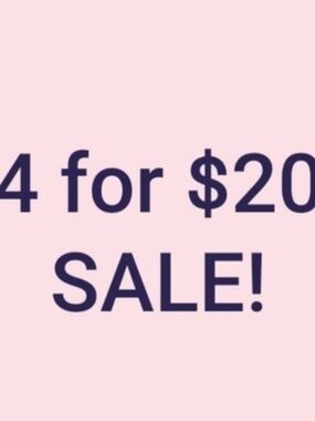 4 For $20 Sale